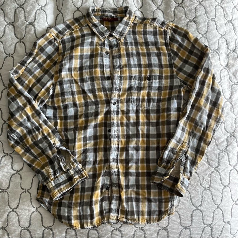 Men’s 7 For All Mankind Plaid Shirt, size M